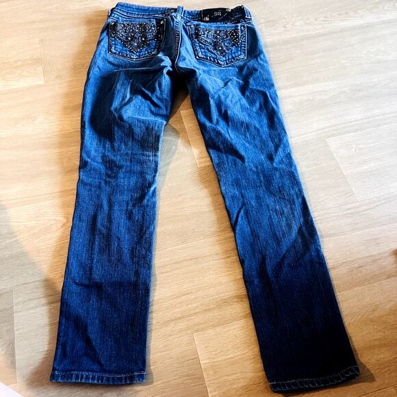 Miss Me Denim Jeans Medium Wash Sunny Skinny Jeans Size 29 - Picture 4 of 4